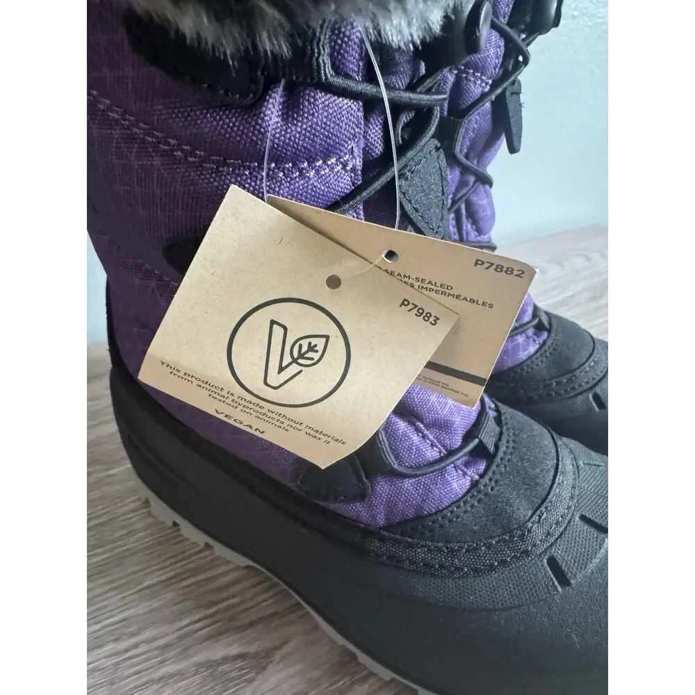 Kamik Women’s Powdery 3 Insulated Waterproof Winter Boot Grape Size 5